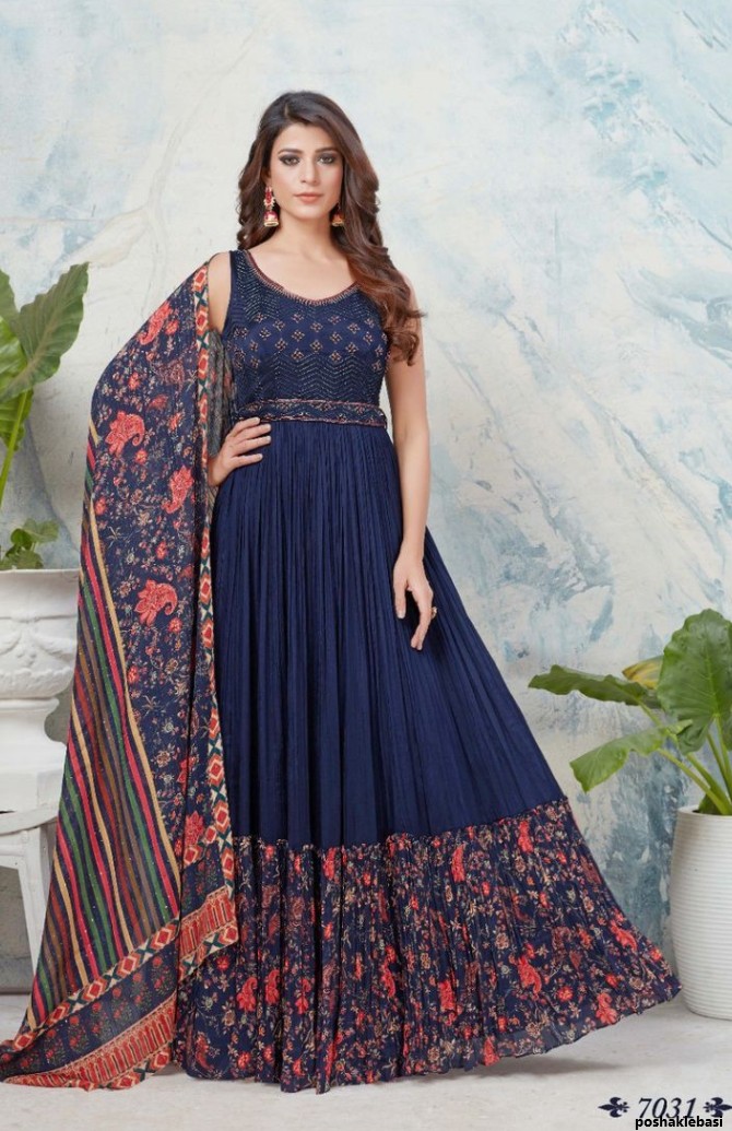 مدل لباس پنجابی حاشیه دار