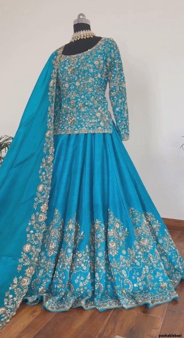 مدل لباس پنجابی حاشیه دار