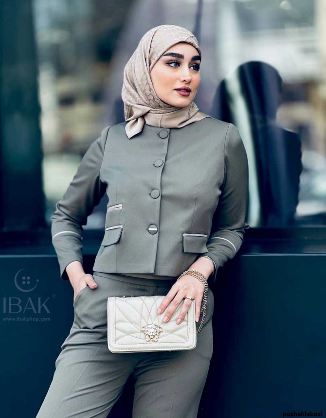 مدل کت و شلوار زنانه راه راه