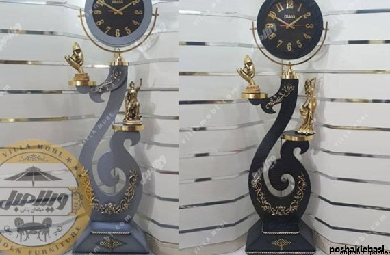 مدل ساعت دیواری شیک چوبی