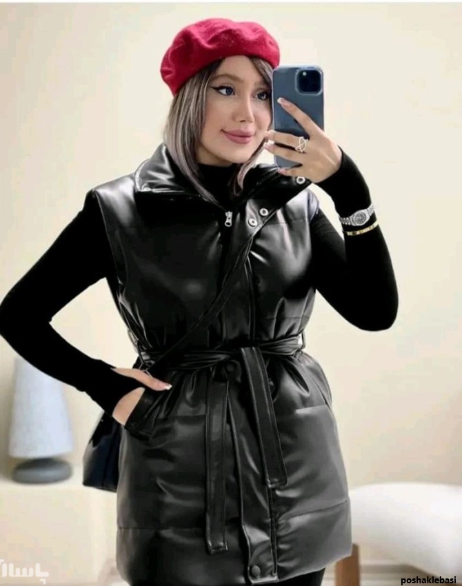 مدل پافر چرم دخترانه