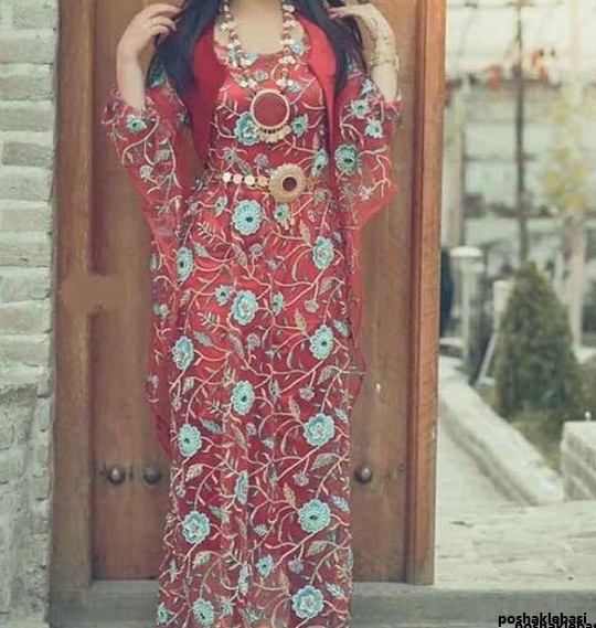 مدل یقه لباس کردی جدید