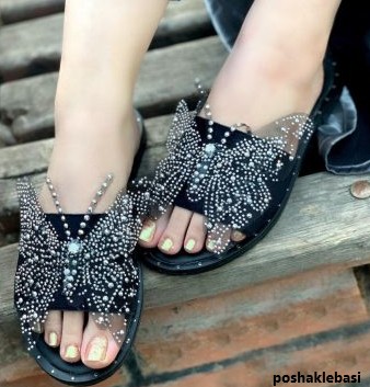 مدل صندل سفید دخترانه مدل صندل سفید دخترانه