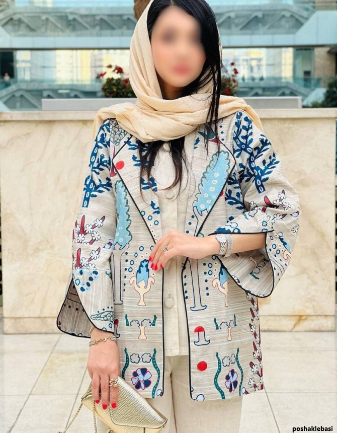 مدل مانتو دخترانه بلند جلو باز